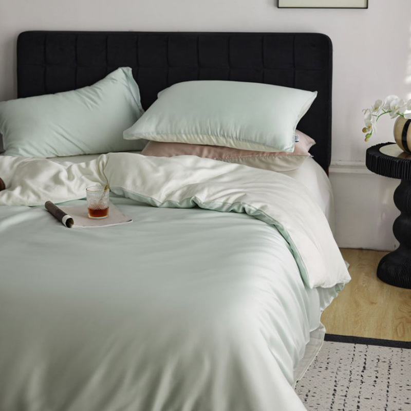 Lyocell bedding set, 4-piece, elegant