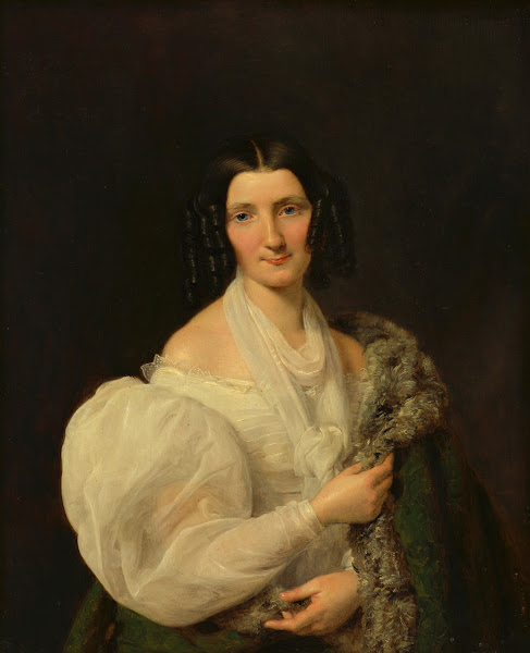 Barbara von Schickh als Braut von Wolfgang Ritter von Manner 1833