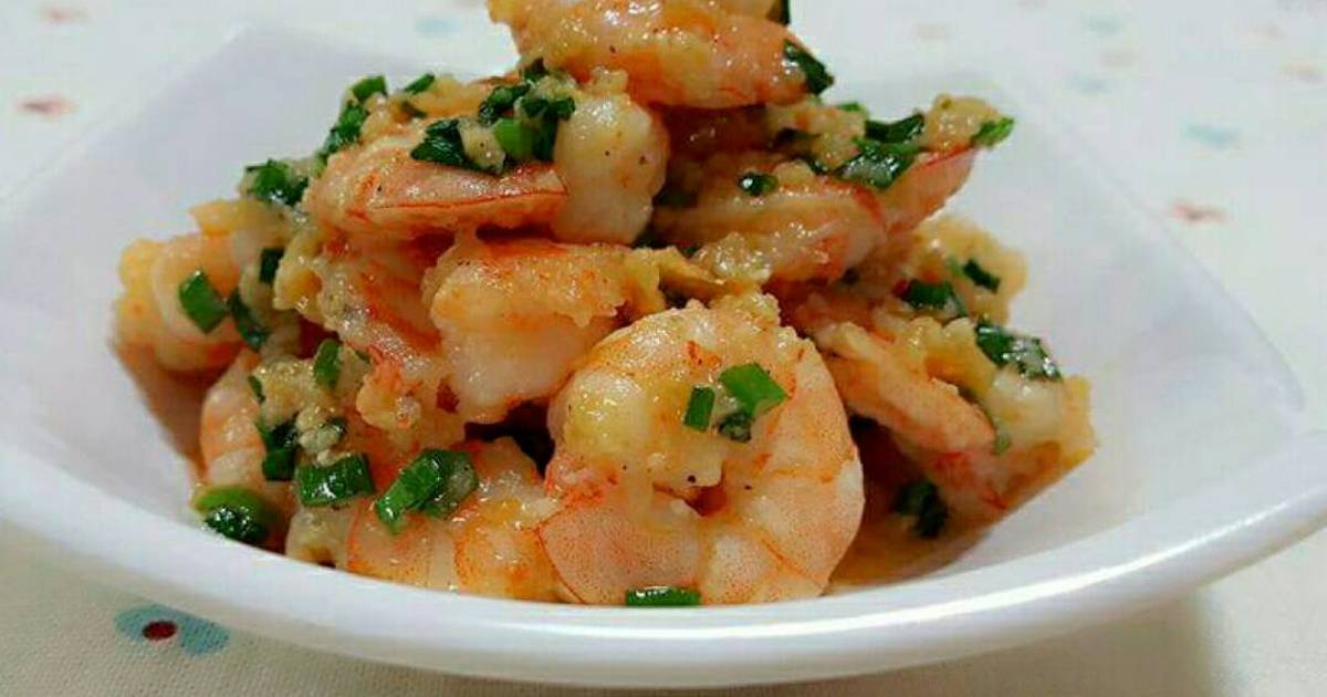 Tôm sốt bơ tỏi chanh 레몬 새우 마늘 버터 소스