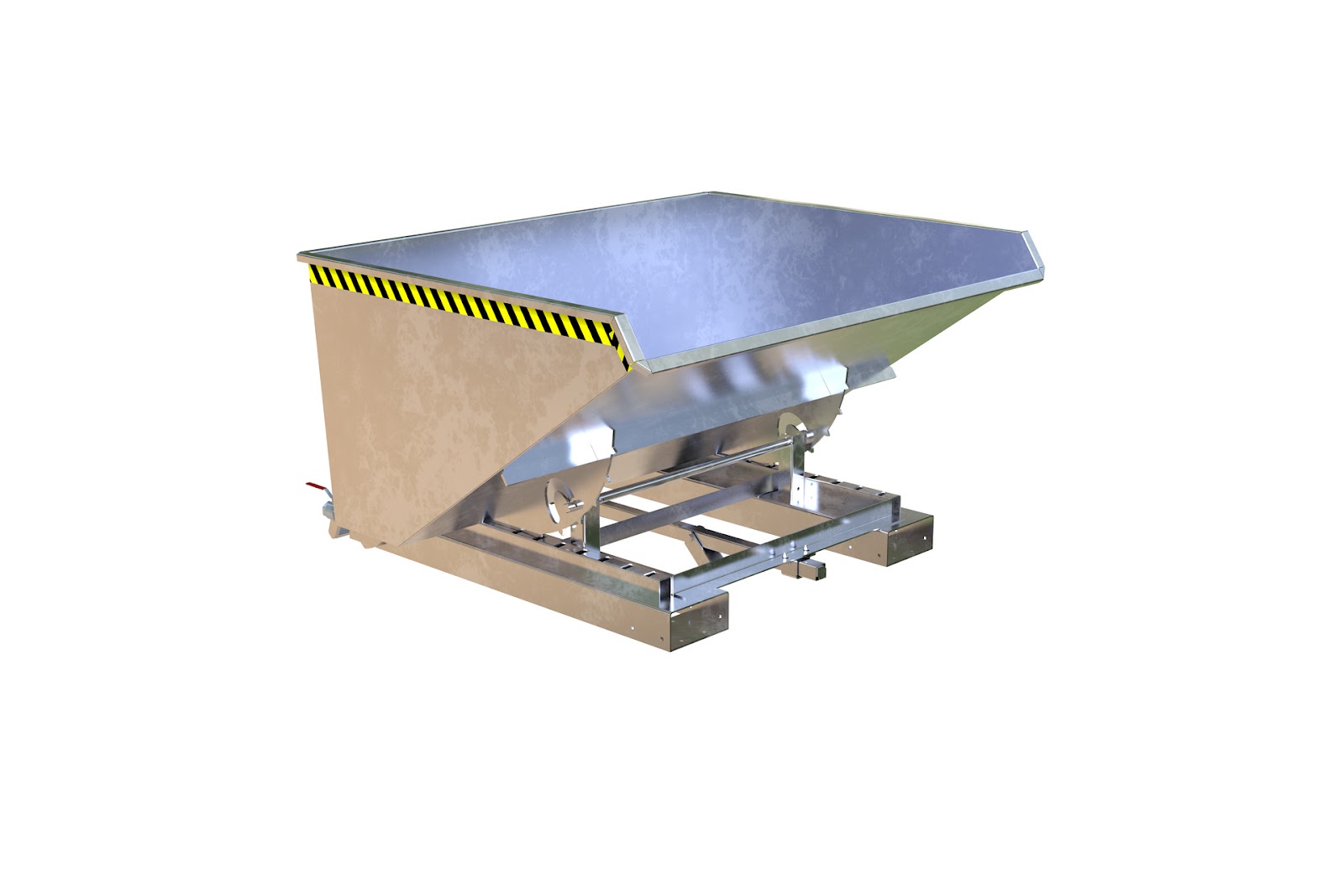 Spaander-kiepcontainer S4A 900, vuurverzinkt