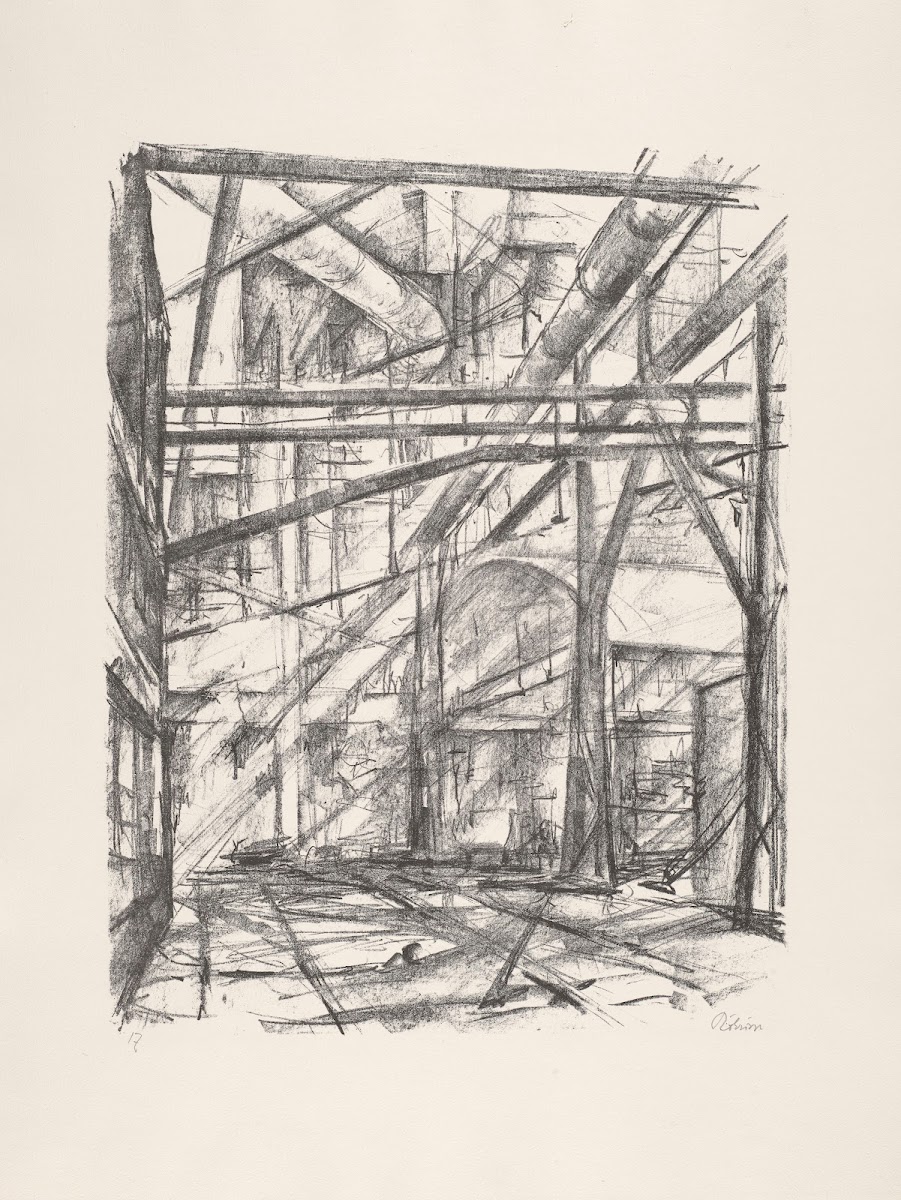 Interior of the Hall 1918