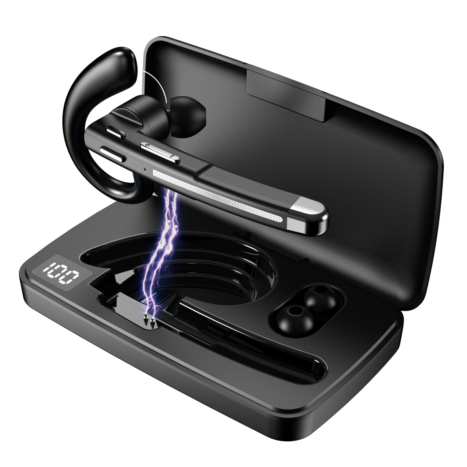 Bluetooth Earpiece YYK-520, Hands-Free Headset, Long Battery Life