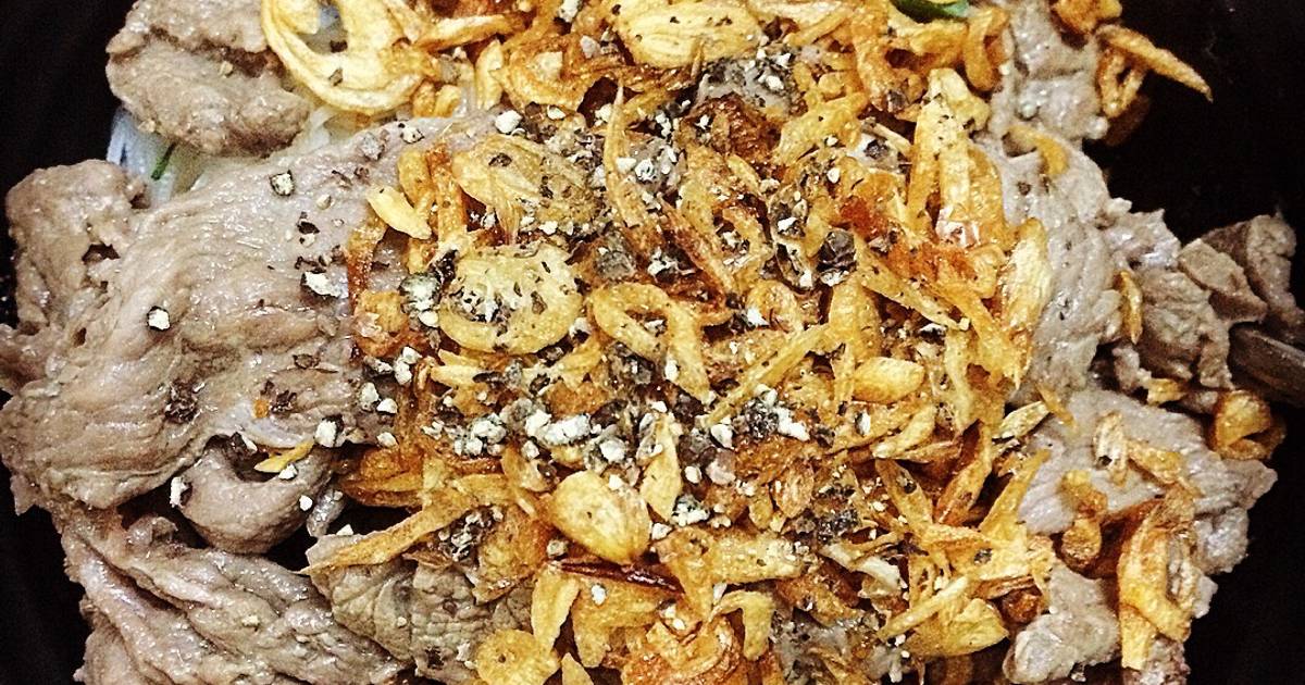 Hủ tiêu Sốt bò tiêu
