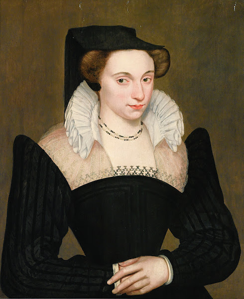 Portrait Of Woman With Black Dress