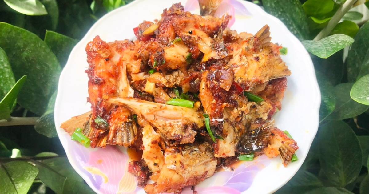 Lườn cá chẽm sốt mắm ớt