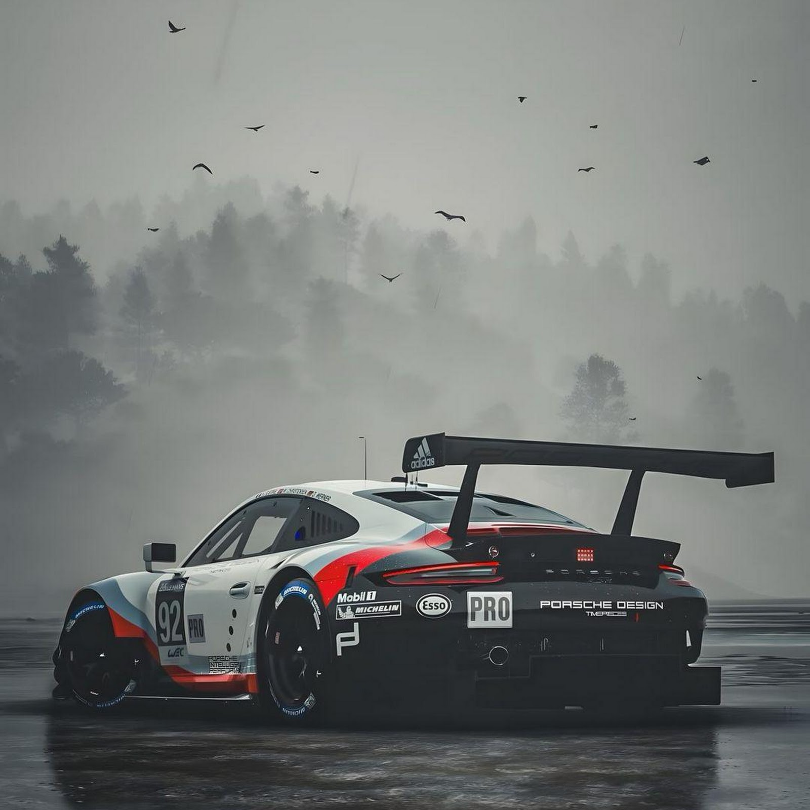 Download Porsche 911 RSR GT Car Full HD iPhone