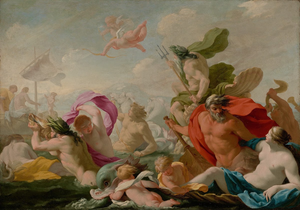 Marine Gods Paying Homage To Love About 16361638