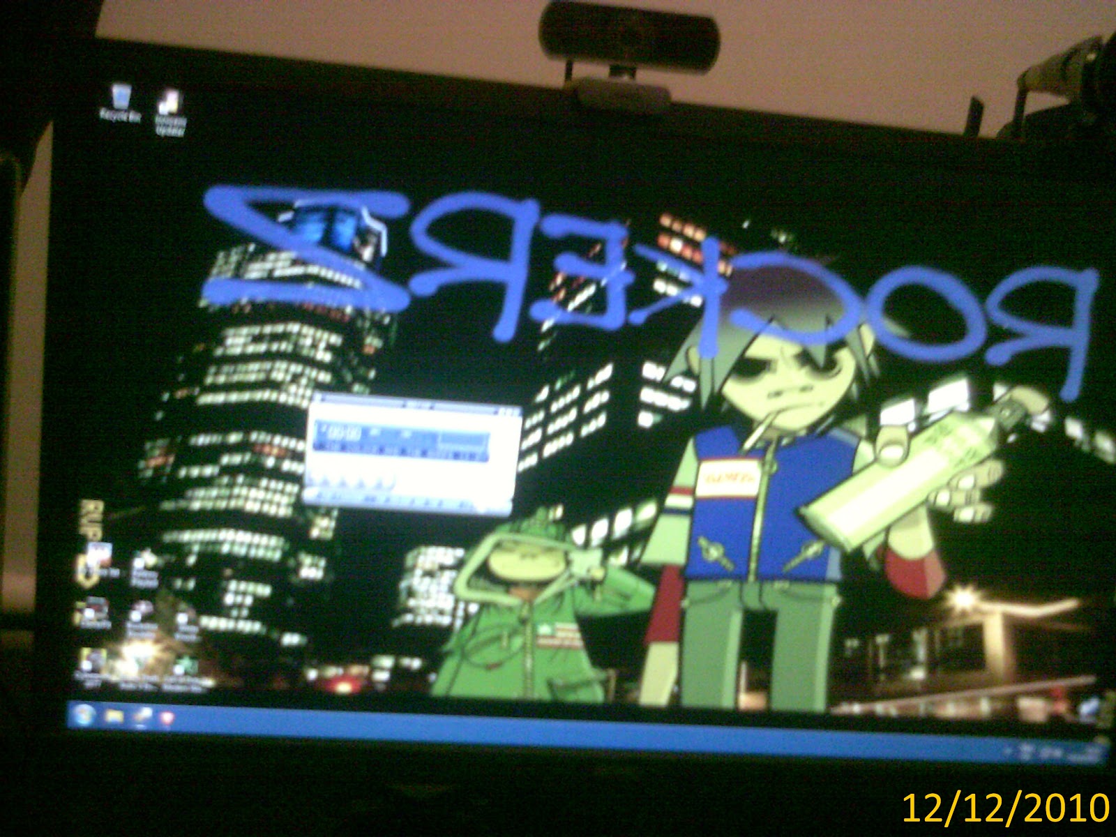 A desktop pc monitor