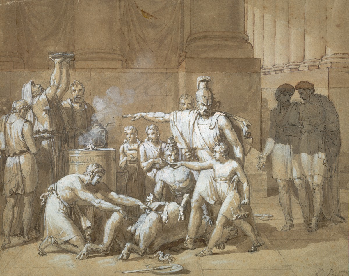 Hannibal Swearing Eternal Enmity toward Rome c 1808