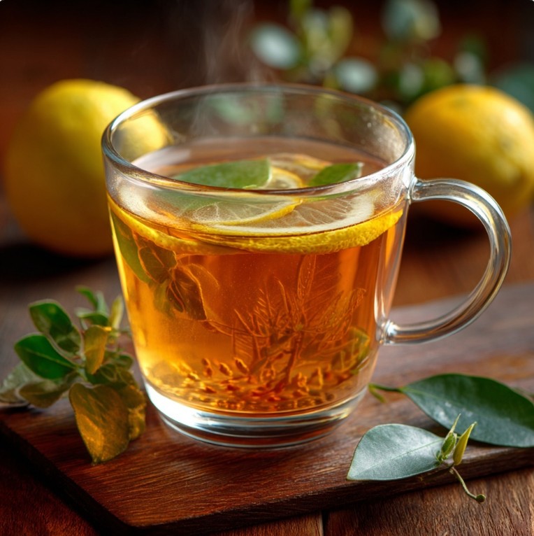 유자차 클로즈업