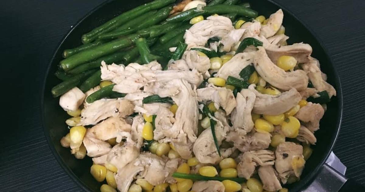 [Giảm cân - eat clean #D_1] Ức gà xào rau củ _370calo