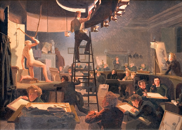 The Life Class at the Royal Academy of Fine Arts 1826