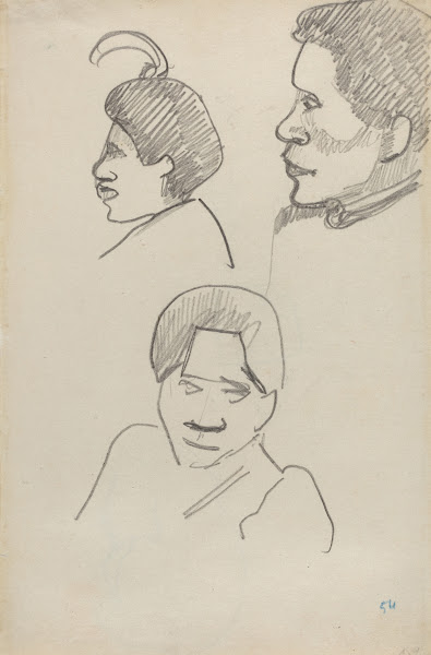 Tahitian Heads c 1891 1893