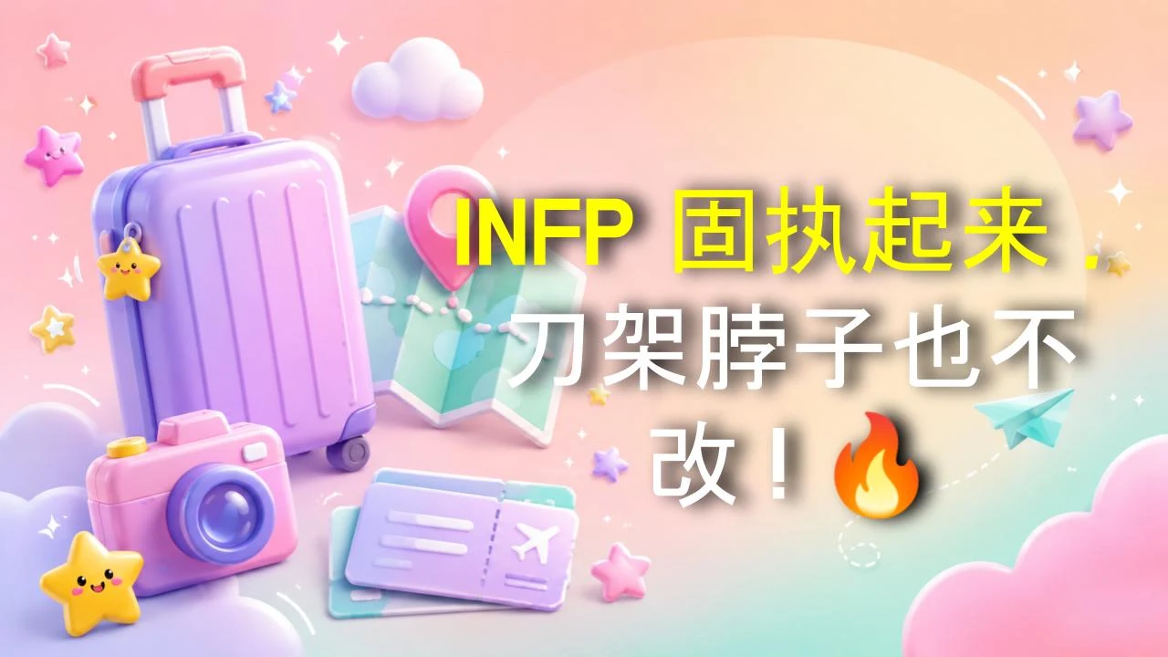 INFP 固执起来，刀架脖子也不改！🔥
