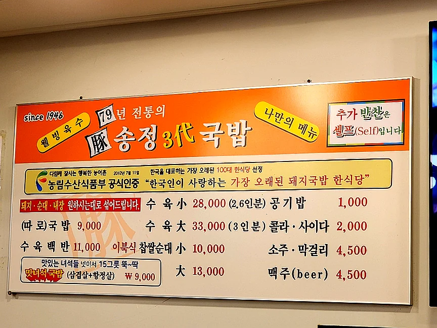 K-Food Insider's Guide: Songjeong 3-dae Gukbap (송정3대국밥) in Busan's Seomyeon – A 24/7 Pork Soup Journey - Busan Pork Soup, Gukbap Seomyeon