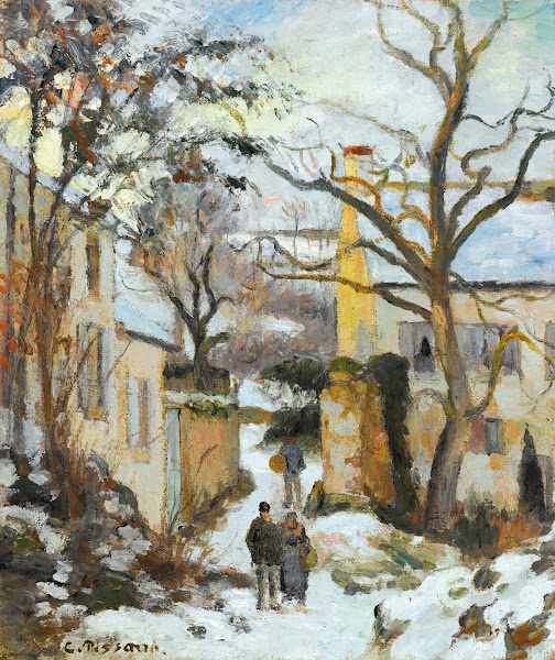 La Maison Rondest Sous La Neige Pontoise Or Chemin De Lhermitage PontoiseSous La