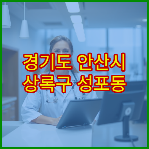경기도 안산시 상록구 성포동 설날 명절 연휴 당번약국 성포공원·성포아파트단지 주변 문 여는 약국 영업시간