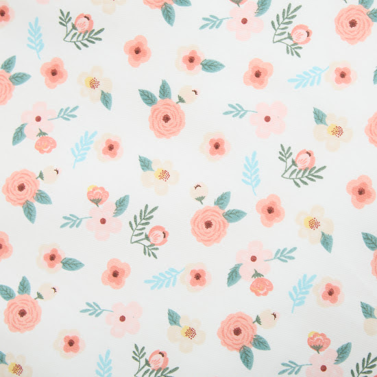 Детское сменное постельное белье 4 эл Twins Satin Limited Flowers розовый/экрю