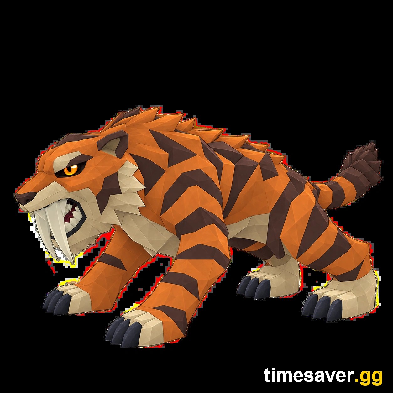 The regular Sabertooth — a Divine $5B/s pet, and the base form of the skeletal chase
