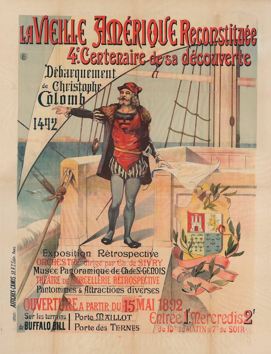 La Vieille Amerique Reconstituée 4e Centenaire De Sa Découverte Débarquement De