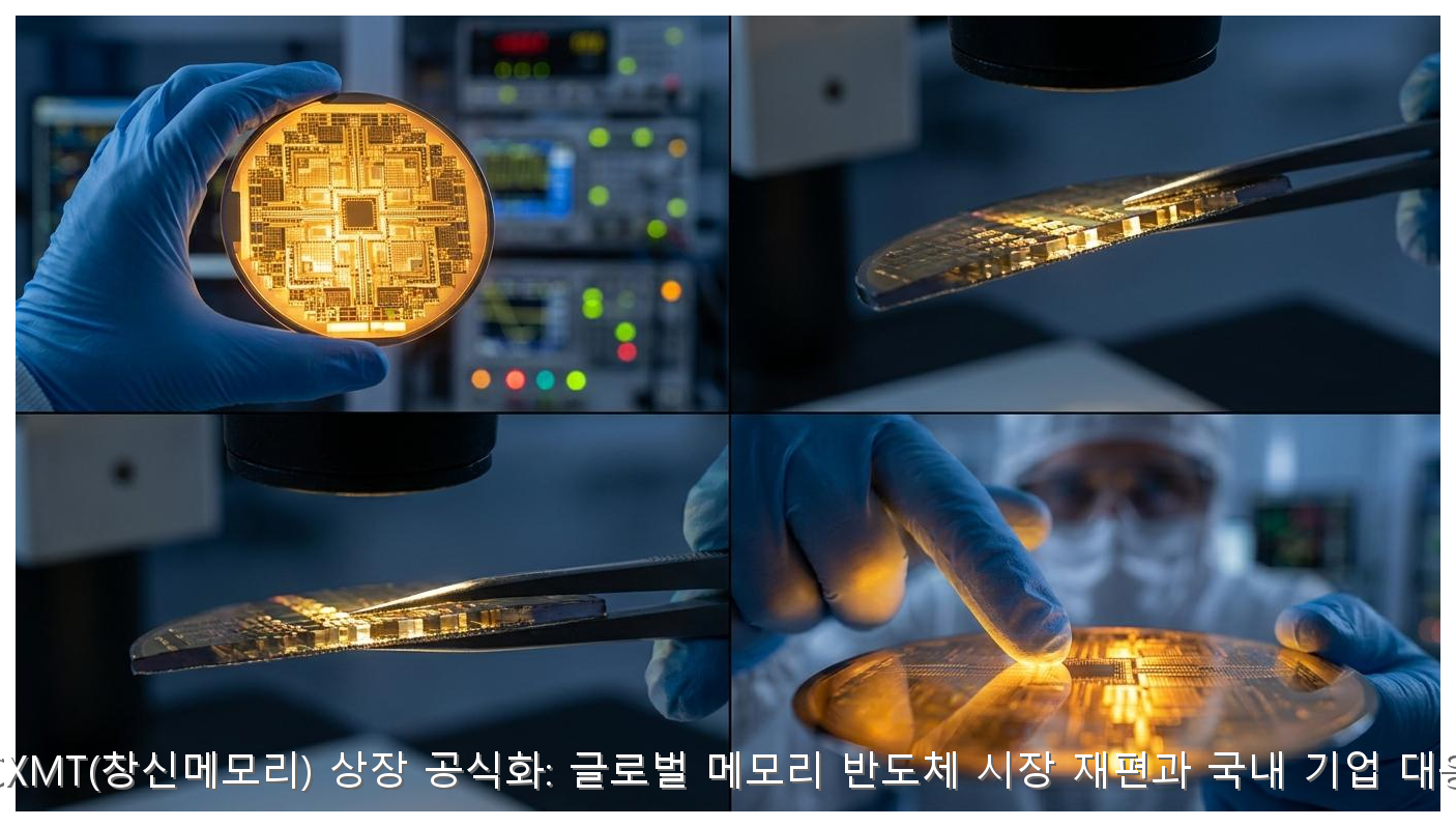 중국 CXMT(창신메모리) 상장 공식화: 글로벌 메모리 반도체 시장 재편과 국내 기업 대응 전략 핵심 안내 및 분석 인포그래픽 (3)