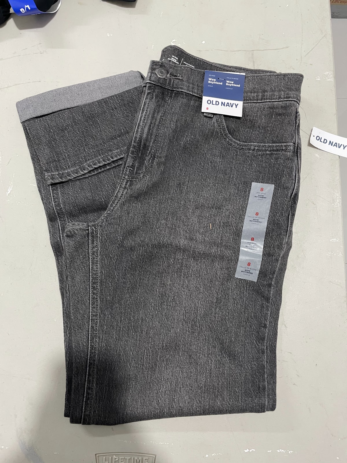 Oldnavy Jeans BF Heather Black S8 #1551