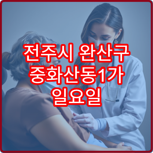 전주시 완산구 중화산동1가 일요일 진료 정형외과 관절 통증 치료