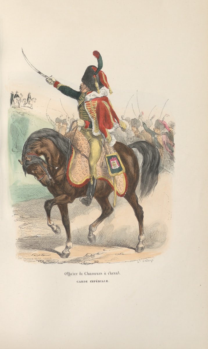 Officier de Chasseurs à cheval Garde Impériale 1844