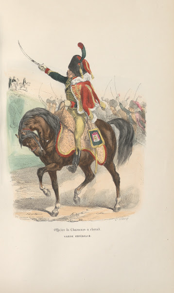 Officier de Chasseurs à cheval Garde Impériale 1844