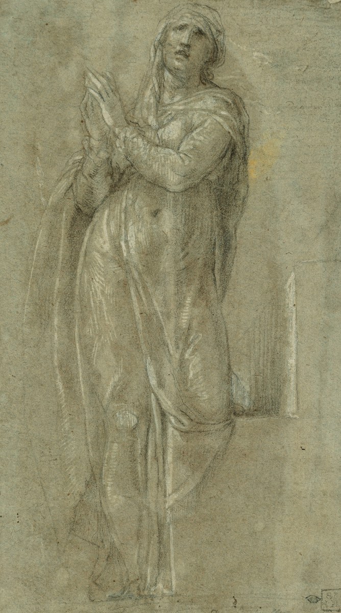 Study after Michelangelos Rachel on the tomb of Julius II