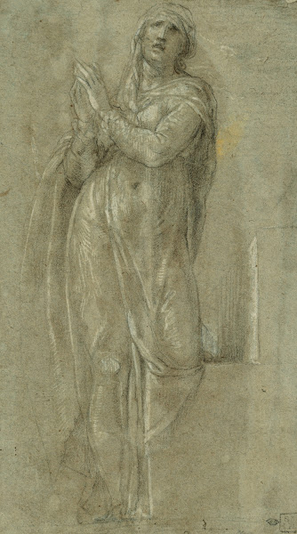 Study after Michelangelos Rachel on the tomb of Julius II