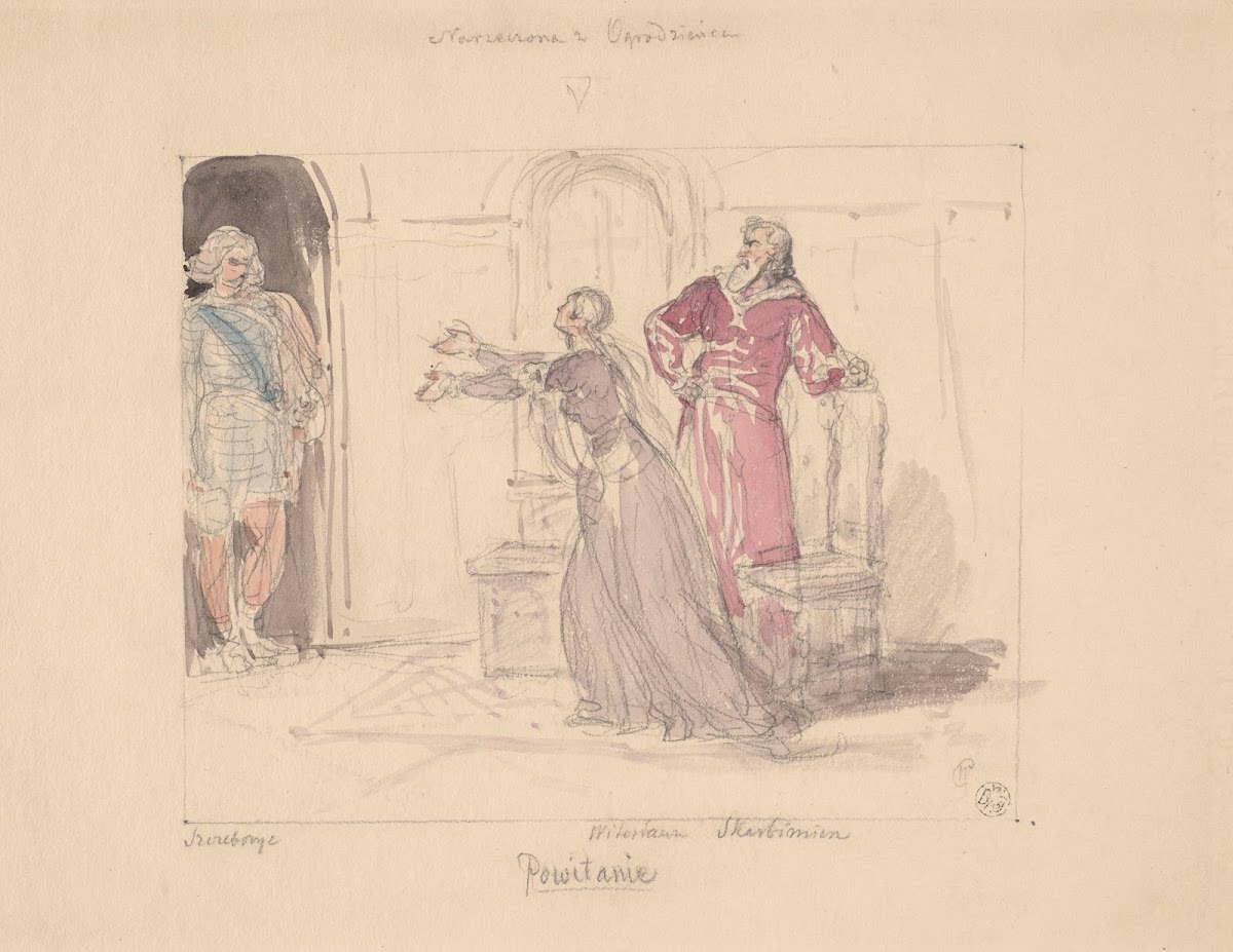 Reception Illustration for Narzeczona z Ogrodzieńca Fiancée from the Ogrodzienie