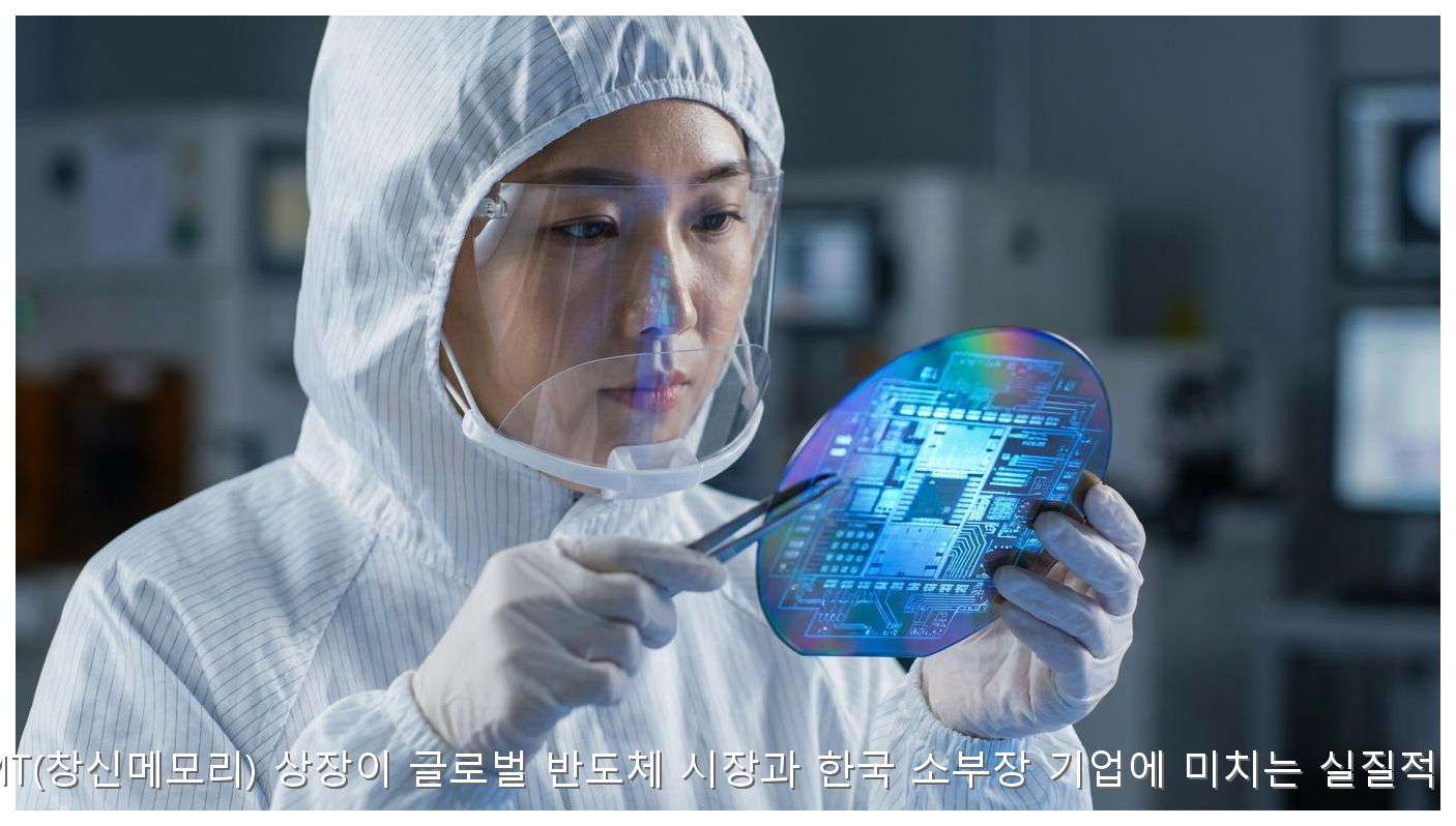 중국 CXMT(창신메모리) 상장이 글로벌 반도체 시장과 한국 소부장 기업에 미치는 실질적 영향 분석 핵심 안내 및 분석 인포그래픽 (5)