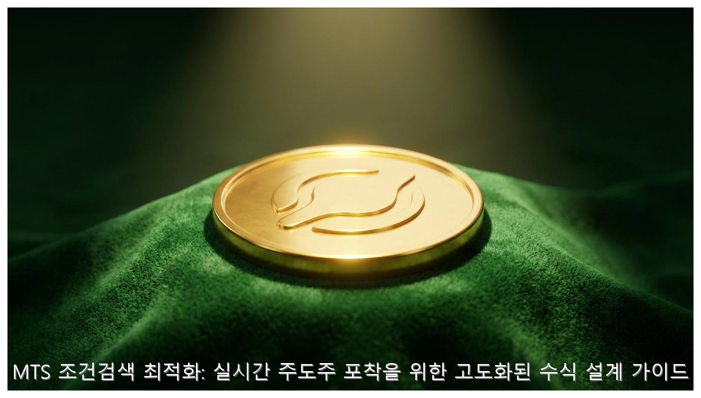 MTS 조건검색 최적화: 실시간 주도주 포착을 위한 고도화된 수식 설계 가이드 핵심 안내 및 분석 인포그래픽 (5)