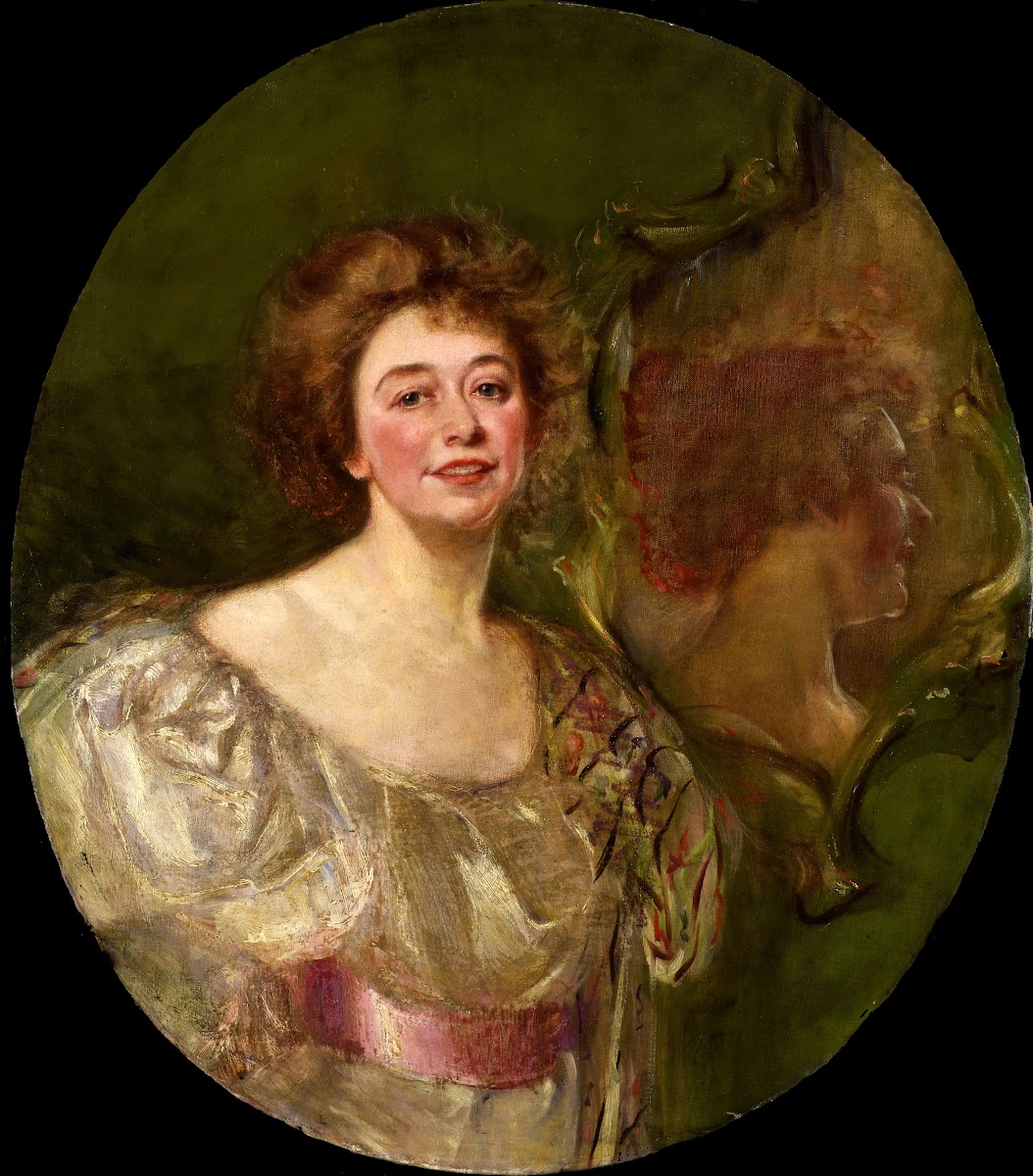 Self Portrait Reflected in Mirror 1896