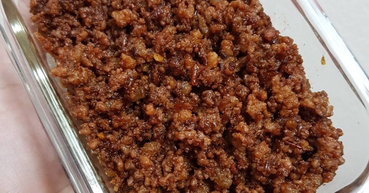 Mắm tép chưng thịt