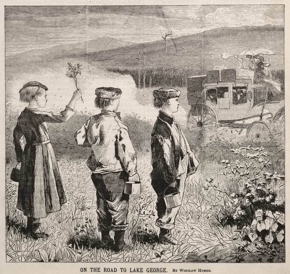 On the Road to Lake George 1869