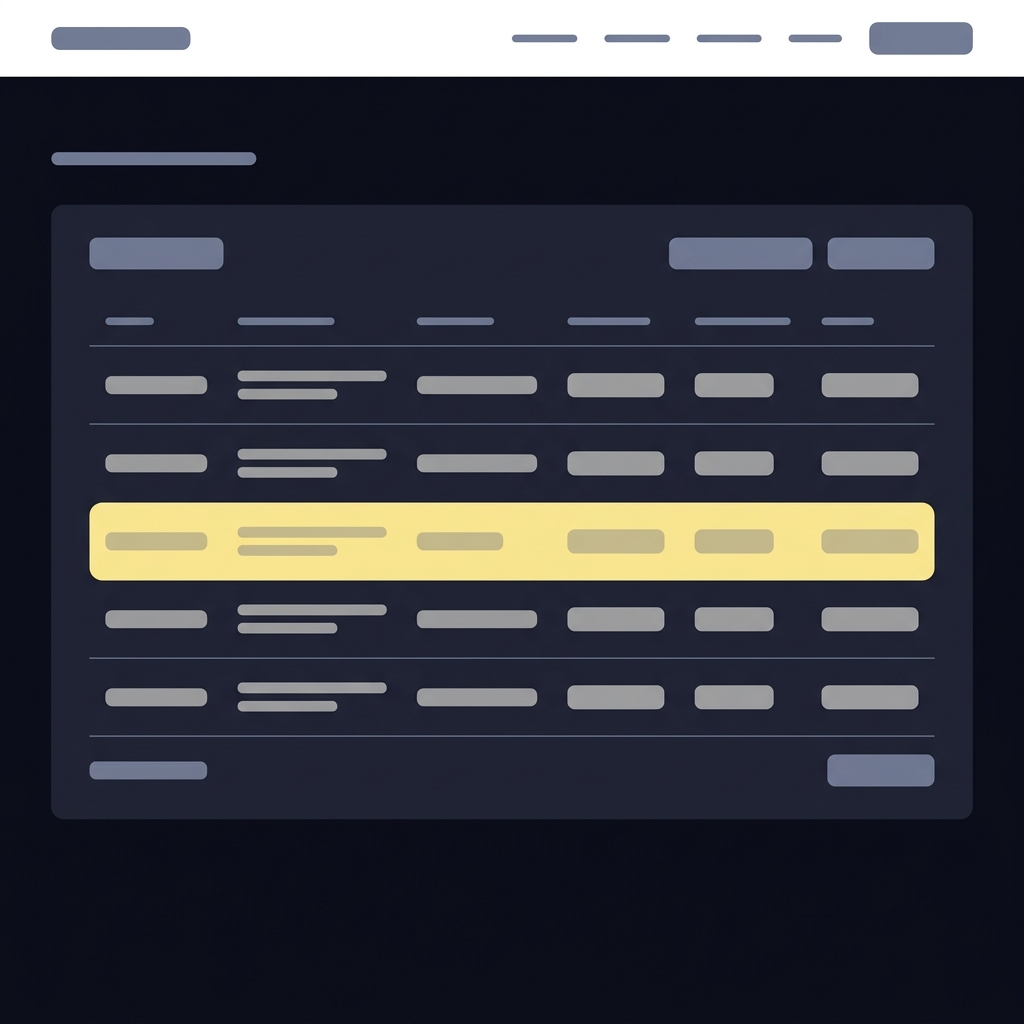 Minimal vector screenshot style company registry charge register page with a single dated charge entry highlighted in accent yellow on dark background bournemouth v nottingham forest prediction