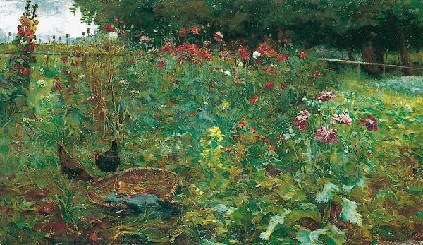 Garten auf der Fraueninsel 1896