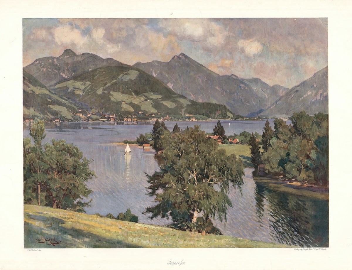 Tegernsee lake 1895
