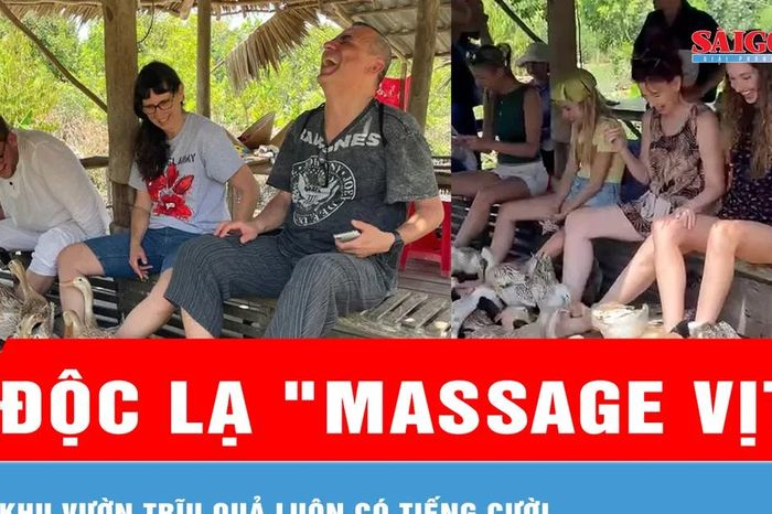 Du khách đến Cồn Sơn trải nghiệm 'massage độc lạ' trong dịp lễ - Báo Sài Gòn Giải Phóng