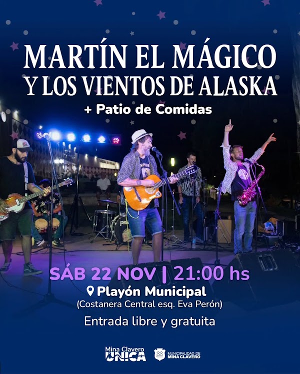 🎶 MÚSICA EN VIVO y SABOR en el corazón de Mina Clavero 🎶