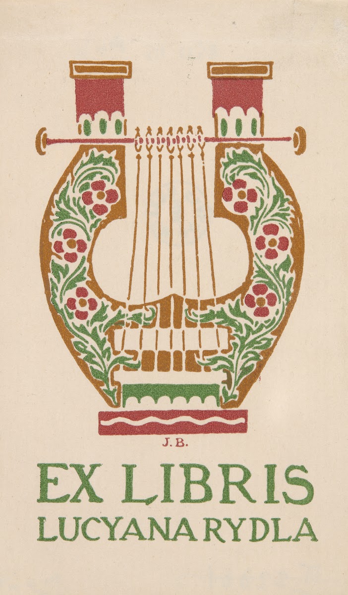 Bookplate of Lucjan Rydel 1870 1918 1903