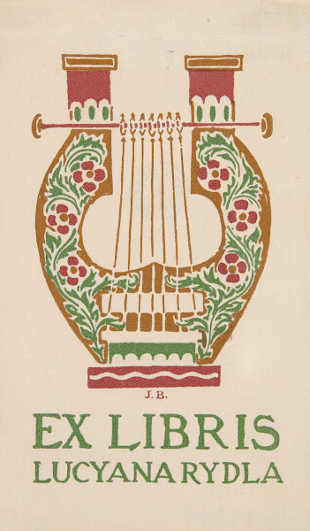 Bookplate of Lucjan Rydel 1870 1918 1903