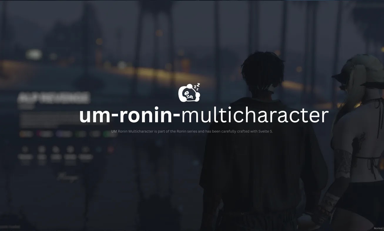 UM Ronin Multicharacter [QBXQBESX]