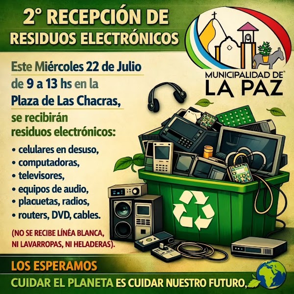 Recepción de Residuos Electrónicos