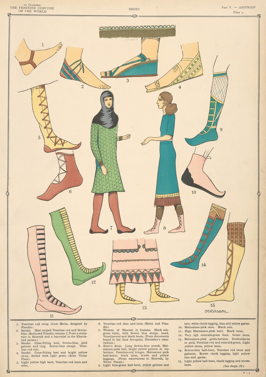 Assyrian  Shoes 1926 1927