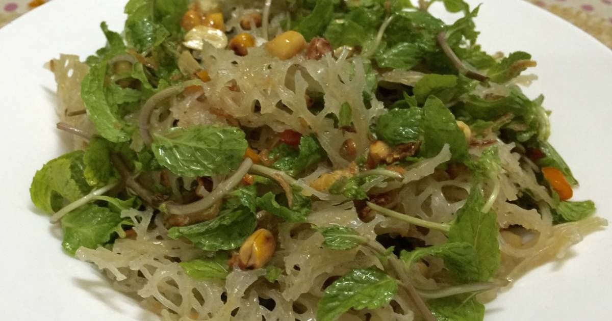 Phở sắn quế sơn trộn