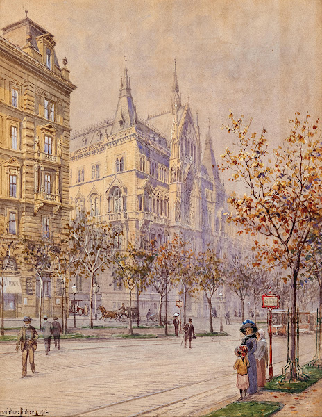 Sühnhaus in Schottenring at Vienna Ringstraße 1912