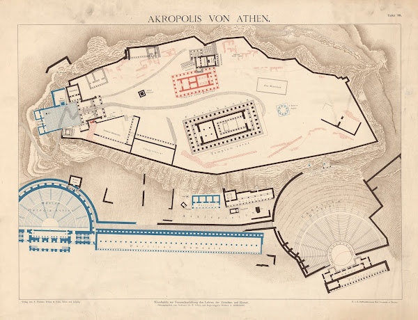 Akropolis von Athen 1925